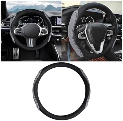 Osilly 15 Inch Artificial Leather Steering Wheel Cover by Osilly