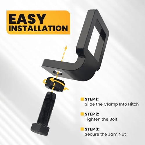2.5-Inch Anti-Rattle Trailer Hitch Clamp - Image 4