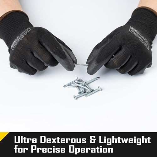 COOLJOB 12/60 Pairs Safety Work Gloves Pack Bulk - Image 5