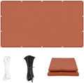 Cool Area Sun Shade Cloth with Grommets, Terra Red by CoolArea