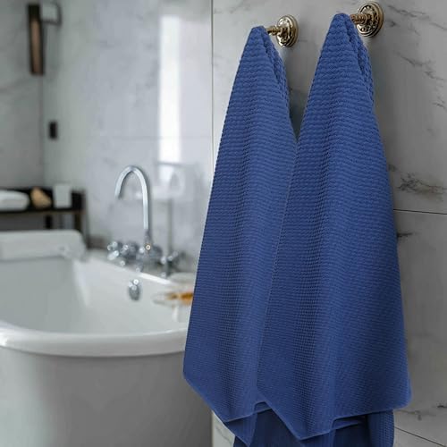 COTTON CRAFT Euro Spa Waffle Weave Bath Towels - Image 5