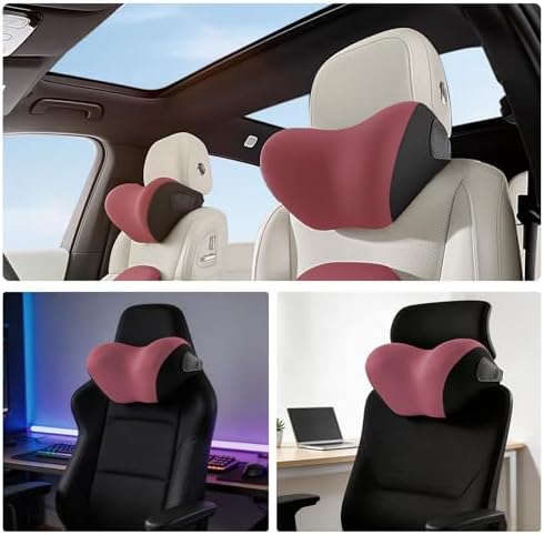 BEBAS Ergonomic Car Headrest Pillow, Memory Foam Neck Support - Image 5