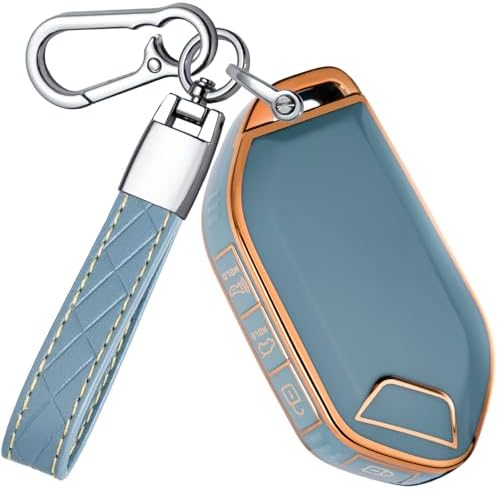 for Kia Key Fob Cover with Keychain by Unknown