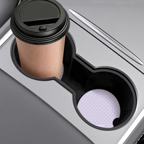 Cute Fashion Polka Dot Car Coasters 2 Pack - Image 7