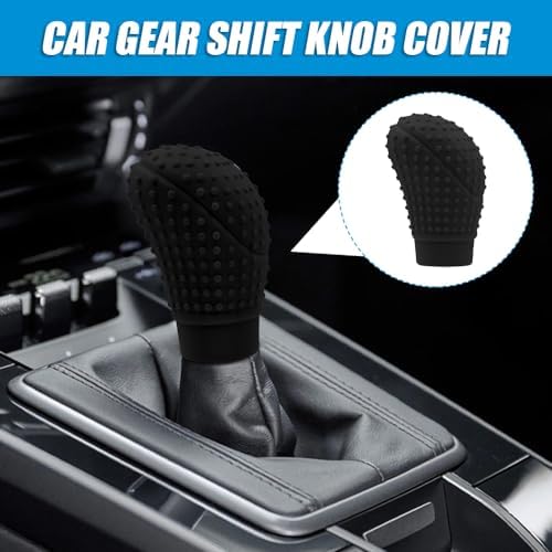 Car Gear Shift Knob Cover, Gear Shift Knob Cover Car Protect Accessories - Image 3