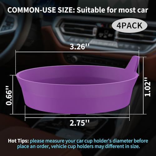 ME.FAN Car Cup Coasters Silicone Cars Coasters - Image 2
