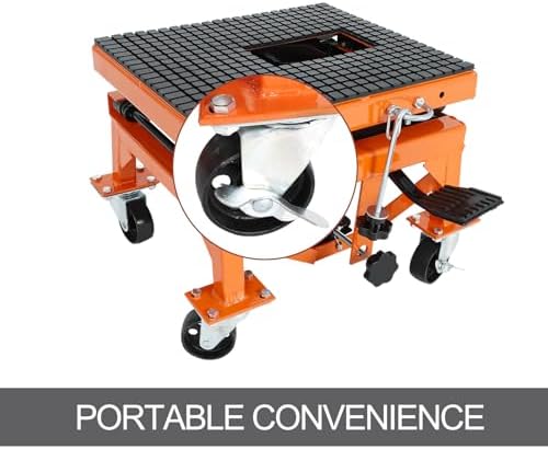 350lbs Heavy Duty Hydraulic Motorcycle Scissor Jack Lift - Image 5