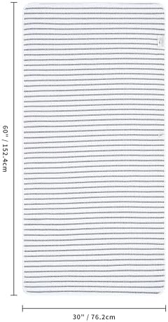 POLYTE 430 GSM Poly Blend Microfiber Quick Dry Waffle Bath Towel, 30x60 in - Image 3