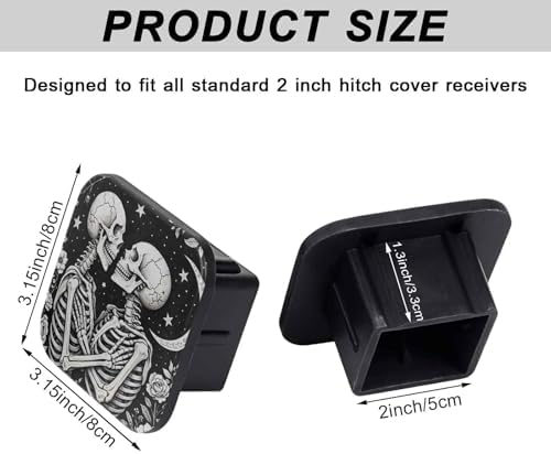 2" Trailer Hitch Cover Rubber Receiver Tube Cap Trailer Hitch Covers - Image 2
