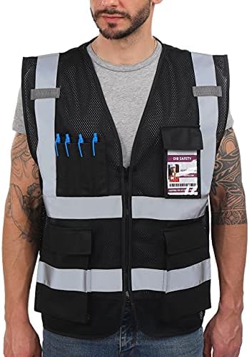 Dib Safety Hi Vis Reflective Safety Vest by HighVisibilityWorkwear
