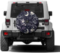 Cat Space Stars Planet Moon Spare Tire Cover by Foruidea
