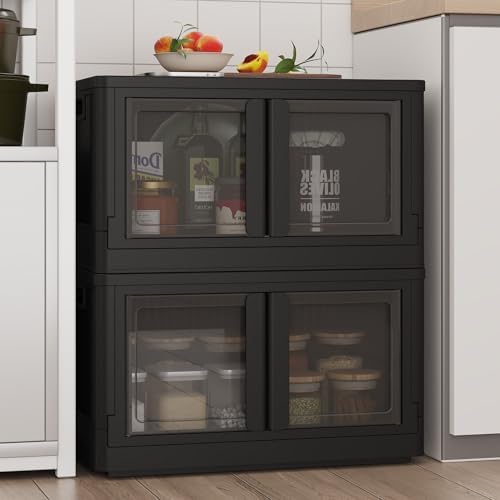 FLEXIMOUNTS 152 QT Stackable Plastic Storage Bins by FLEXIMOUNTS