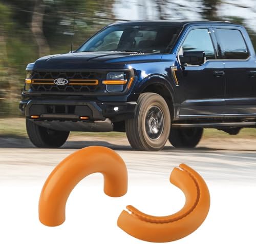 Tow Hooks Covers for F150 2004-2026/Bronco/Tundra Dark Orange by HOME