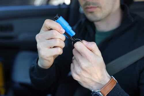 resqme The Original Emergency Keychain Car Escape Tool, 2-in-1 Seatbelt Cutter - Image 5