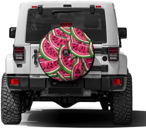 Watermelon Slices Spare Tire Cover by Foruidea