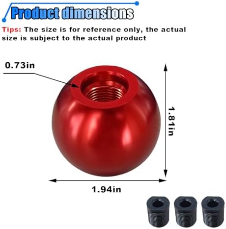 BDZMC Round Ball Car Gear Shift Knob - Image 2
