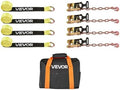 VEVOR Wheel Chock Tie-Down Kit, Tire-Style Tow Dolly Strap, Car Tie Down Kit by VEVOR