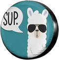 Funny Llama Spare Tire Cover Dust-Proof Wheel Tire Cover Fit Trailer, SUV and by Foruidea
