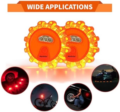 8 Pack LEDRoad Flares, Emergency Safety Kit - Image 6