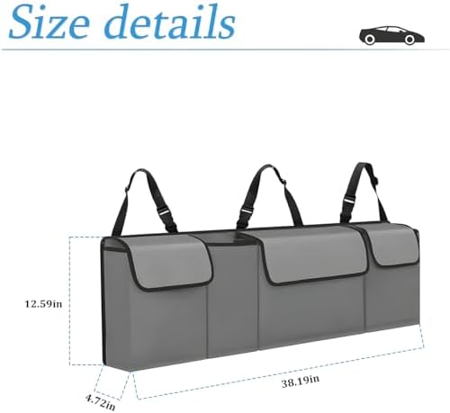 Collapsible 4-Pocket Car Trunk Organizer - Image 2