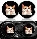 2Pack Cat Car Cup Holder Coaster Neoprene Car Coasters by YGQZYYQ