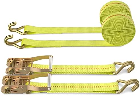 Ratchet Tie Down Strapa 2-Pack 2in x 27ft by Autofonder