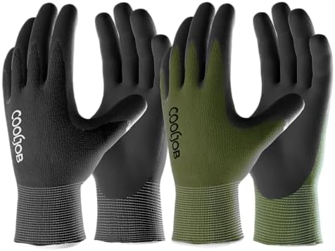 COOLJOB 6 Pairs Gardening Gloves by COOLJOB