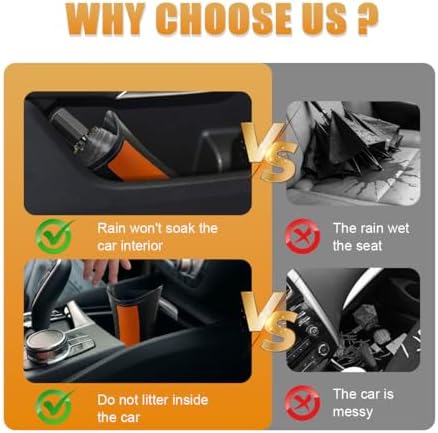 Car Umbrella Storage Bucket, Waterproof & Leakproof Auto Front Back Seat Door - Image 6