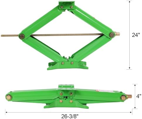 24" RV Trailer Camper Stabilizer Leveling Scissor Jacks, 5000lbs RV Stabilizer - Image 6