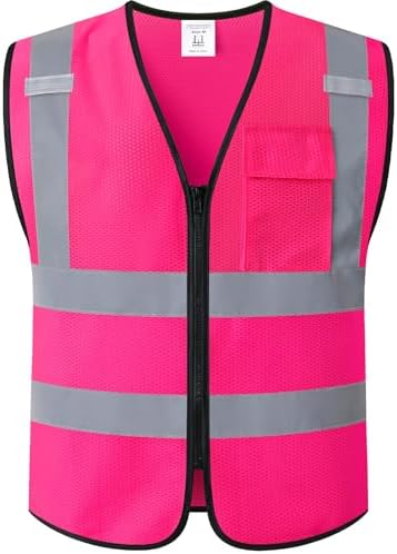 Hi Vis Construction Safety Vest by Kazsaifo