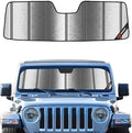 Pigenius Windshield Sun Shade for Jeep Wrangler 2011-2017, Wrangler JK 2018 by Pigenius