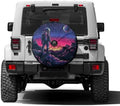 Delerain Astronaut Galaxy Spare Tire Cover by Delerain