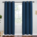 NICETOWN Moroccan Blue Blackout Curtains by NICETOWN