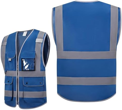 XIAKE Reflective Safety Vest for Men & Women High Visibility Class 2 Vest - Image 2