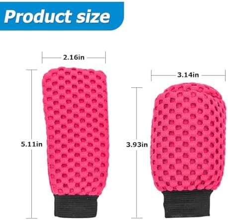 AUCELI 2 Pack Car Gear Shift Knob Cover & Handbrake Cover, Automotive Anti-Slip - Image 2