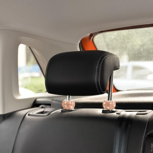 Rhinestone Car Headrest Collar Rings - Image 6