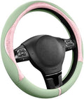 PIC AUTO Steering Wheel Cover, Universal Fit 14.5"–15.5", Soft PU Grain Leather by PICAUTO