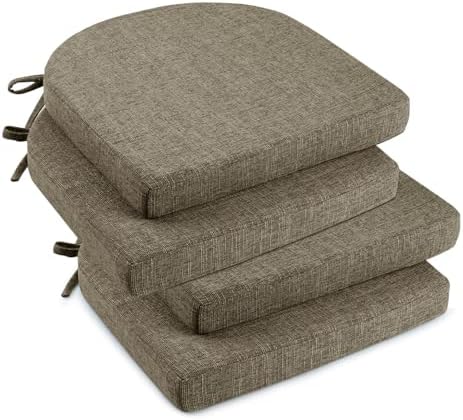 downluxe Indoor Chair Cushions for Dining Chairs, Soft and Comfortable Textured by Downluxe