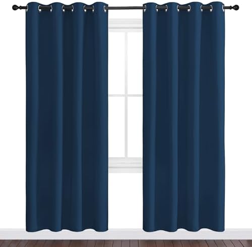NICETOWN Moroccan Blue Blackout Curtains - Image 2