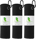 3 Pack 16"x16" Waffle Microfiber Golf Towels by VIVIDLY