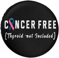 Thyroid Awareness Cancer Tire Covers, Dust-Proof Weatherproof Wheel Covers by Unknown