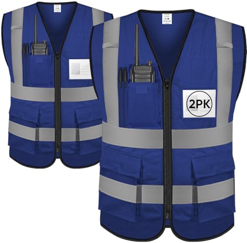 TICONN High Visibility Reflective Safety Vest by TICONN