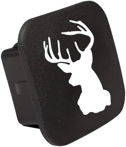 2 Inch Whitetail Deer Logo Trailer Hitch Cover by Unknown