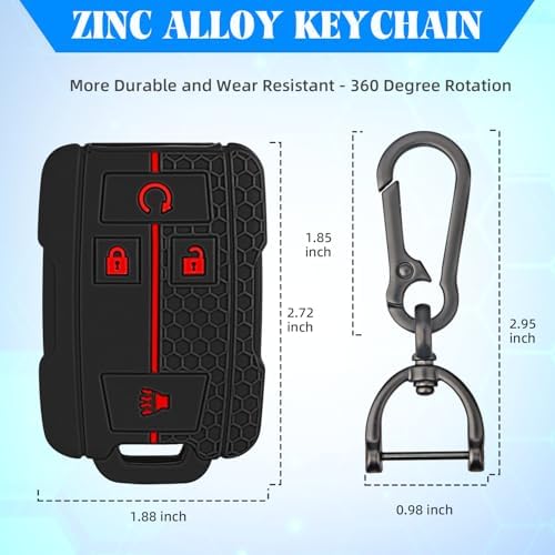 QBUC 2PCS for Chevrolet Key Fob Cover - Image 5
