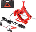 3 Ton 12V Electric Car Scissor Jack Kit, Heavy Duty Portable Auto Lift by AMZSTAN