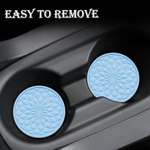 4 Pack Silicone Car Cup Holder Coaster – 2.75 Inch Non-Slip Drink Mat, - Image 6