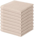 Homaxy 100% Cotton Waffle Weave Kitchen Dish Cloths 8-Pack by Homaxy