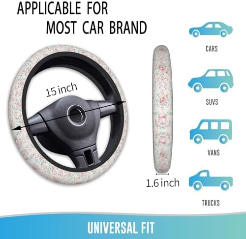Steering Wheel Cover 15 Inch Breathable Anti Slip - Image 4