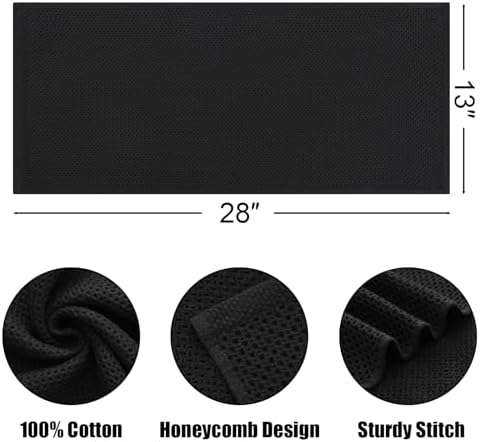 Kitinjoy 100% Cotton Waffle 6-Pack Kitchen Towels - Image 2