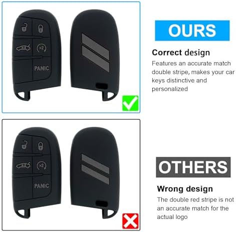 Key Fob Cover for Dodge Accessories 5 Button Key Fob Case - Image 2